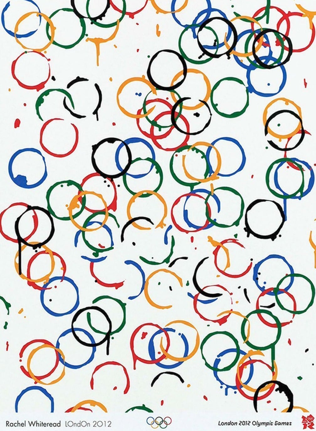 2012 London Olympic Games - Rachel Whiteread Original Vintage Poster