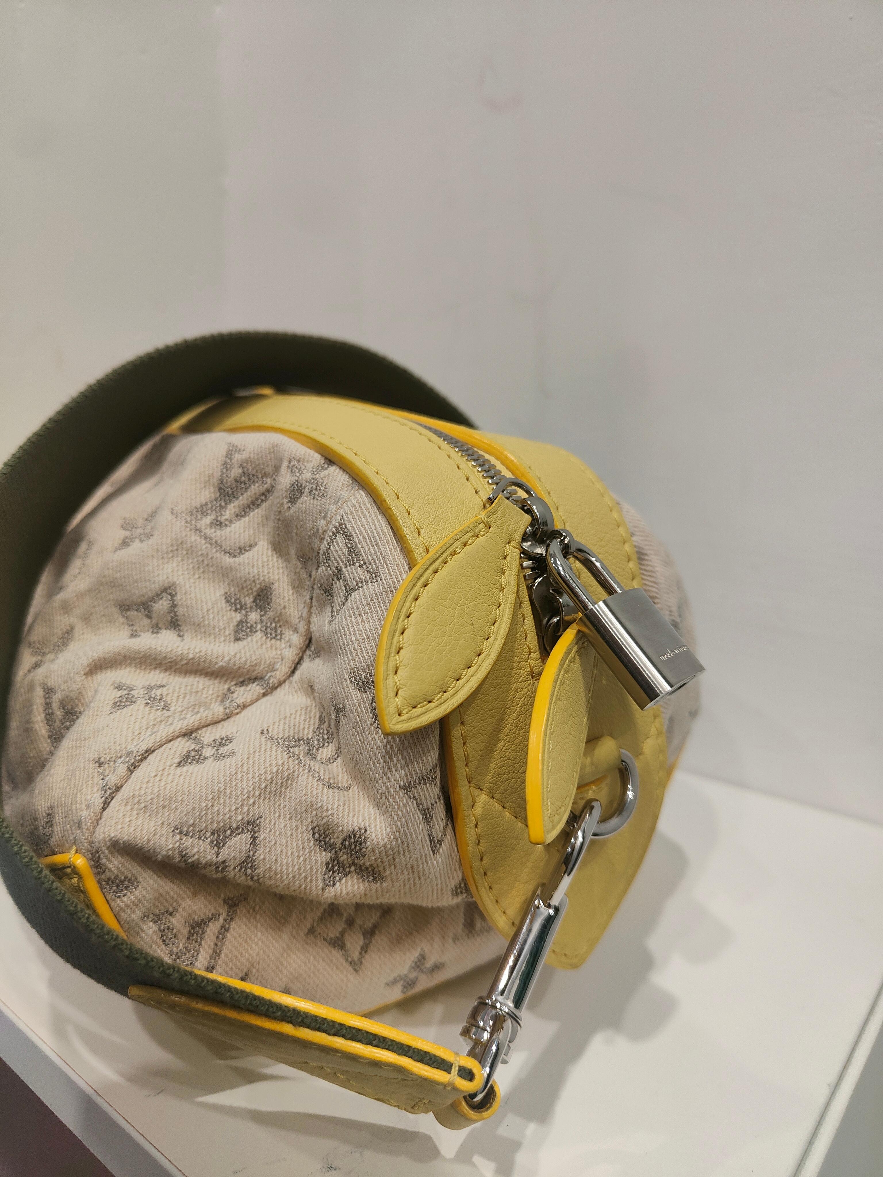 Brown 2012 Louis Vuitton bandouliere limited edition Yellow green