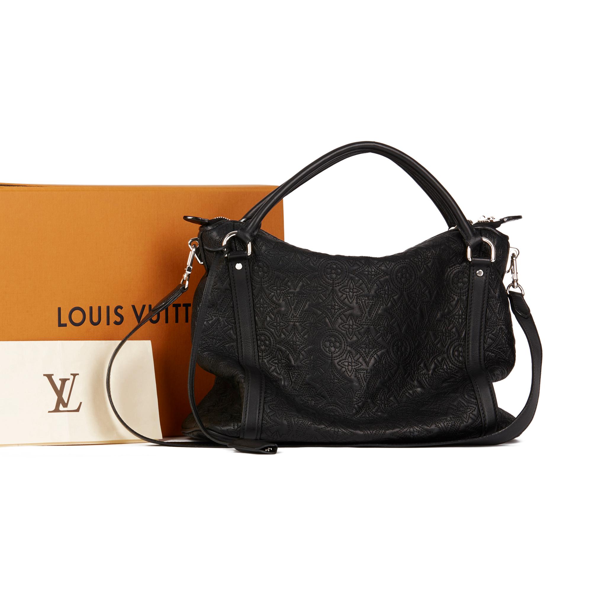 2012 Louis Vuitton Black Monogram Antheia Leather Ixia PM 7