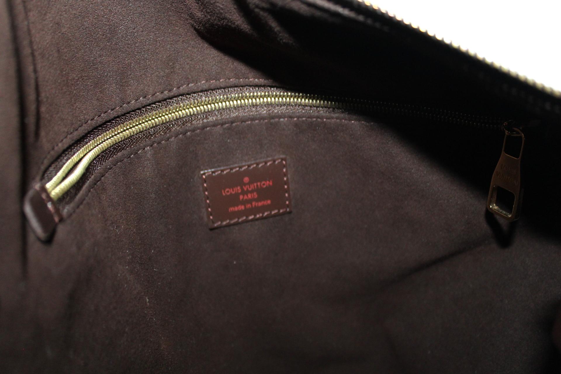 2012 Louis Vuitton Damier Ebene Leather Portobello Bag In New Condition In Torre Del Greco, IT