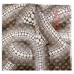 Louis Vuitton Kusama White Dots scarf