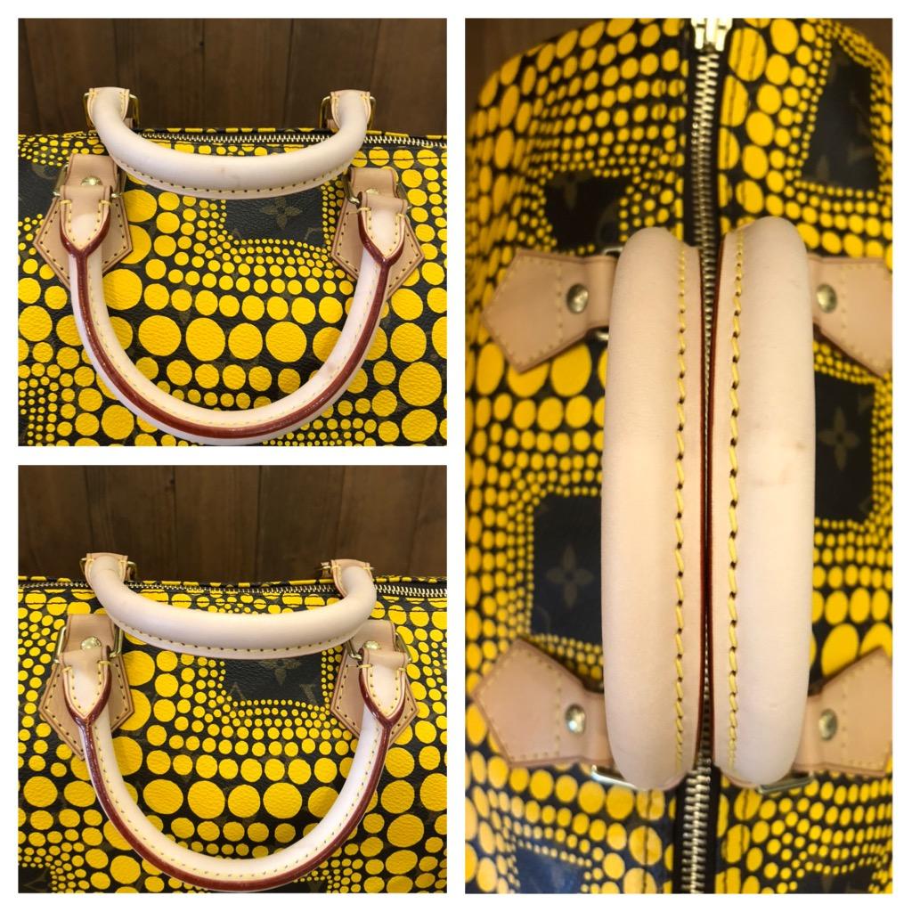 2012 LOUIS VUITTON Limited Edition Yayoi Kusama Monogram Speedy Town Yellow 5