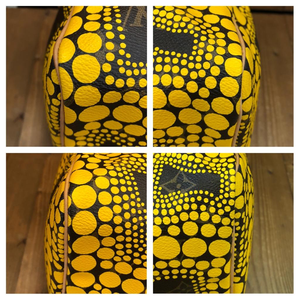 2012 LOUIS VUITTON Limited Edition Yayoi Kusama Monogram Speedy Town Yellow In Excellent Condition In Bangkok, TH