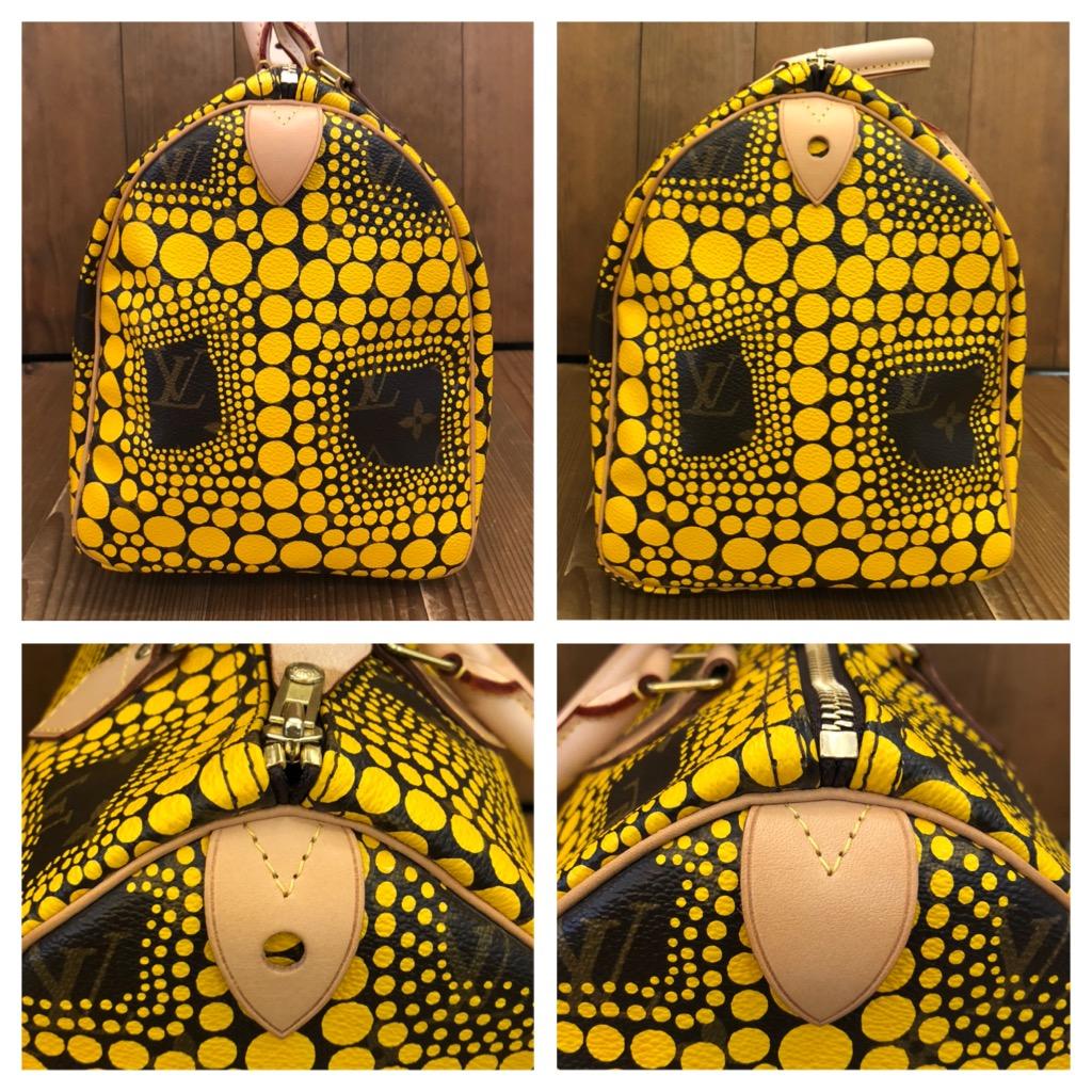 2012 LOUIS VUITTON Limited Edition Yayoi Kusama Monogram Speedy Town Yellow 2