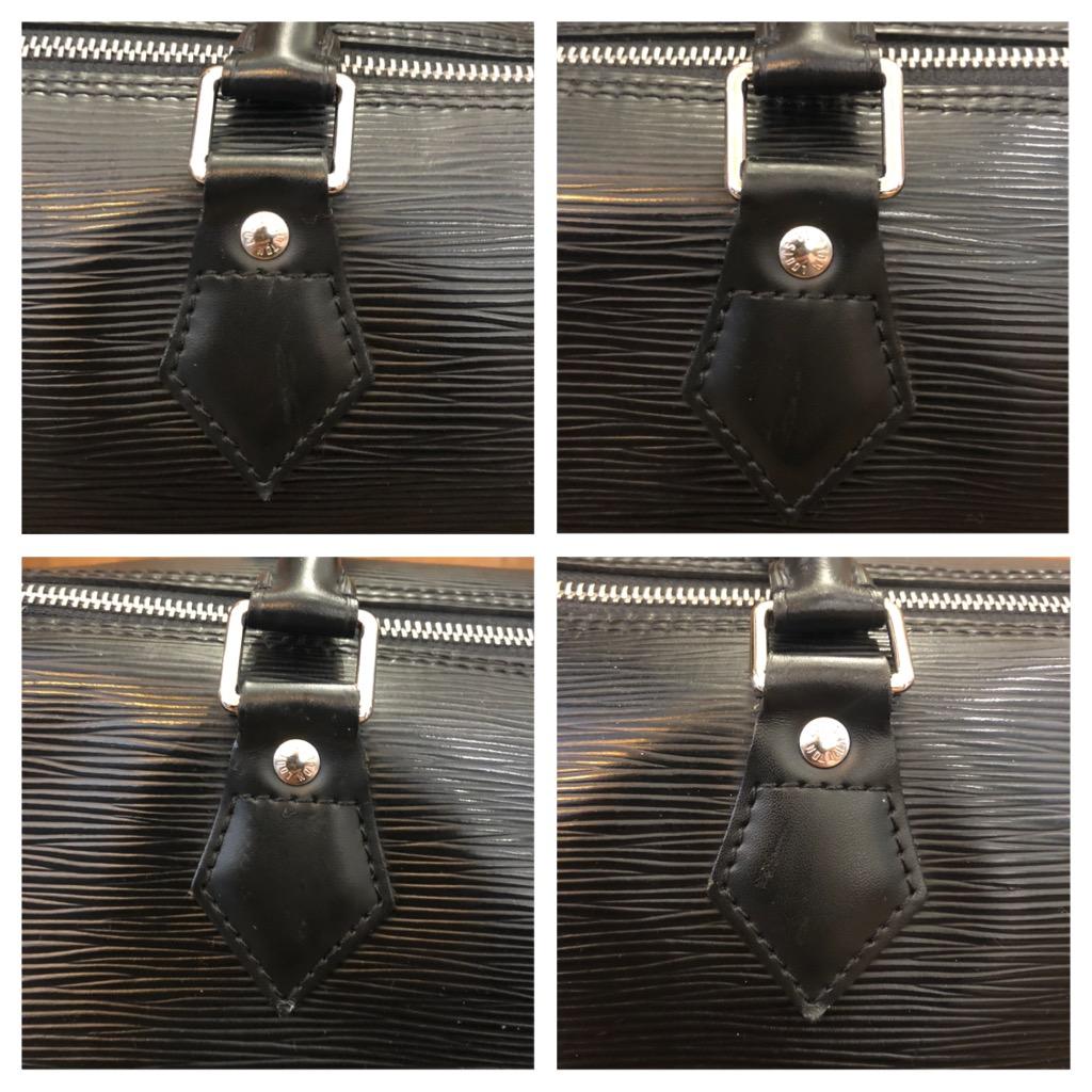 2008 LOUIS VUITTON Schwarze Epi Leder-Handtasche Speedy 30 für Damen oder Herren