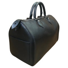 Louis Vuitton Black Epi World Tour Speedy 30 Handbag Silver Tone Hardware  Available For Immediate Sale At Sotheby's