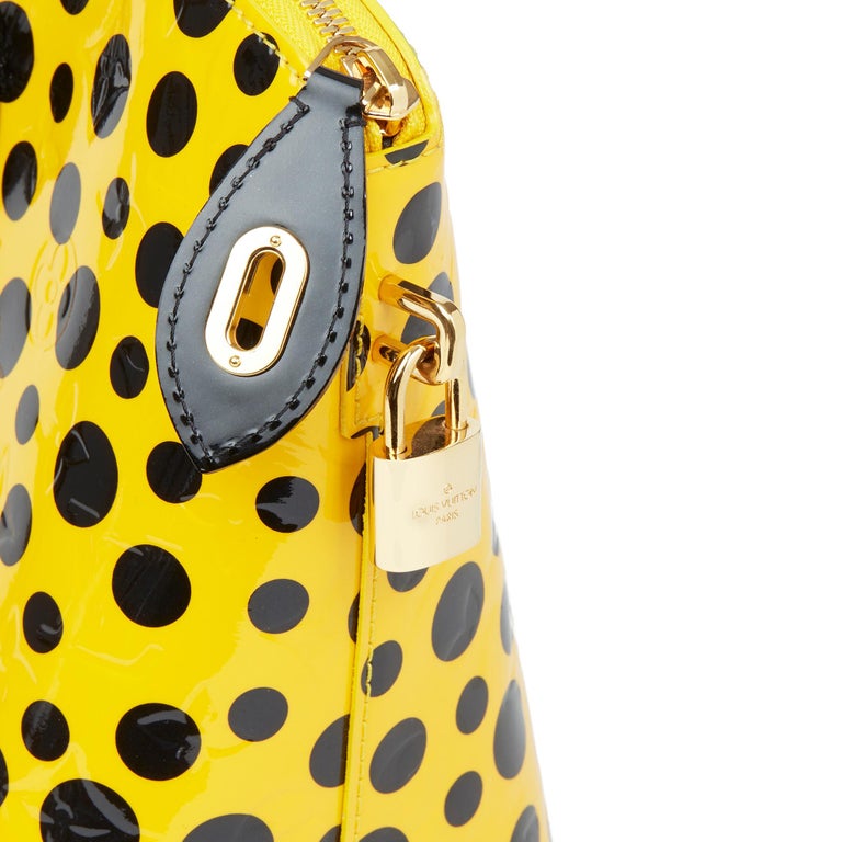 Louis Vuitton Yellow Kusama Infinity Dots Lockit mm by Ann's Fabulous Finds