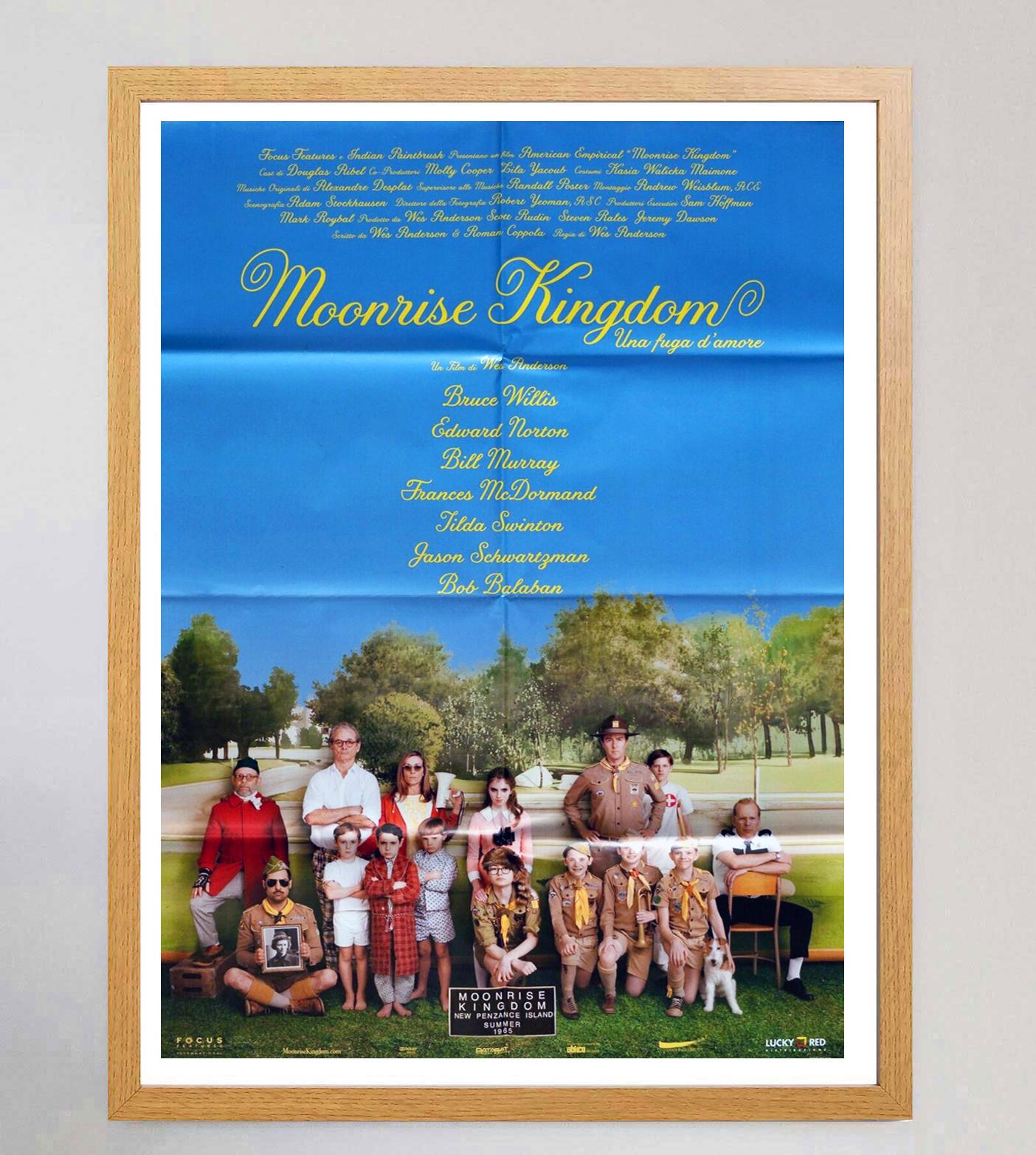 Americano 2012 Moonrise Kingdom (Italiano) Poster originale d'epoca in vendita