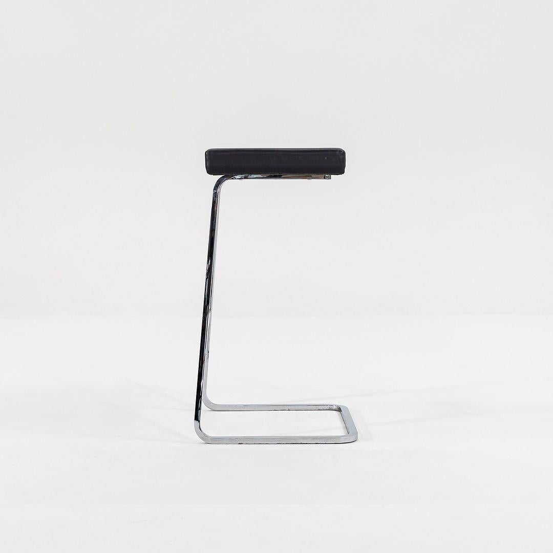 Modern 2012 Pair of Four Seasons Bar Stools by Mies van der Rohe for Knoll For Sale