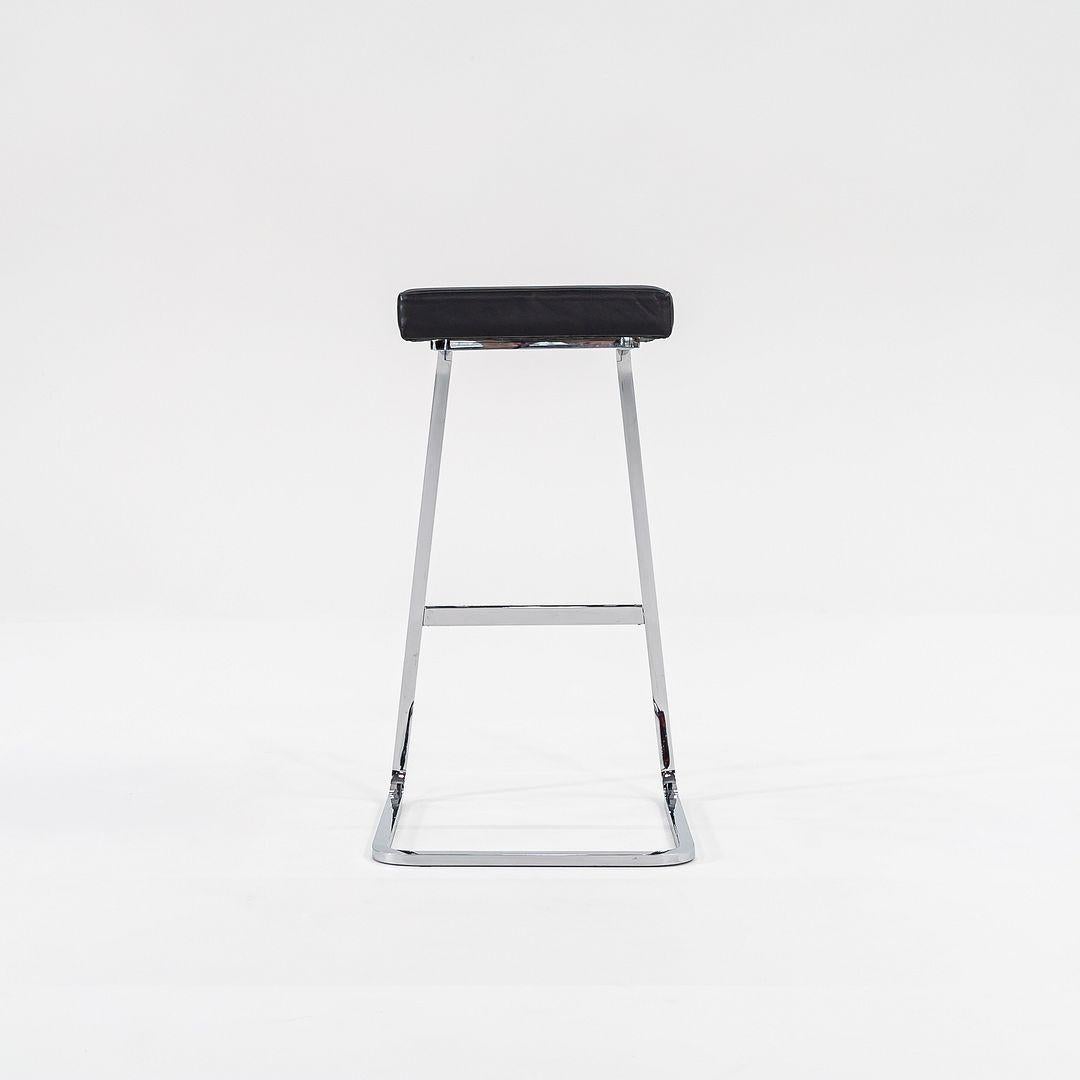 Steel 2012 Pair of Four Seasons Bar Stools by Mies van der Rohe for Knoll For Sale
