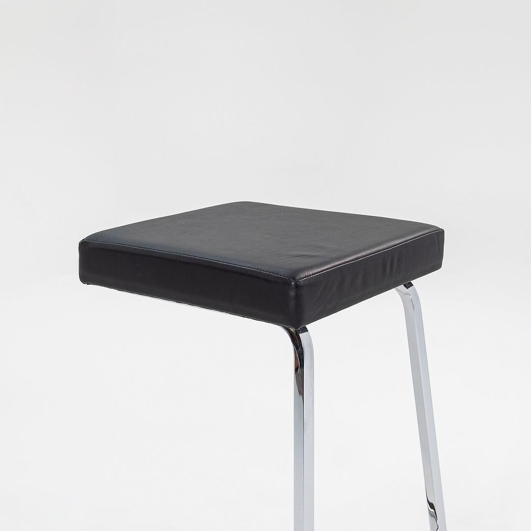 2012 Pair of Four Seasons Bar Stools by Mies van der Rohe for Knoll For Sale 1