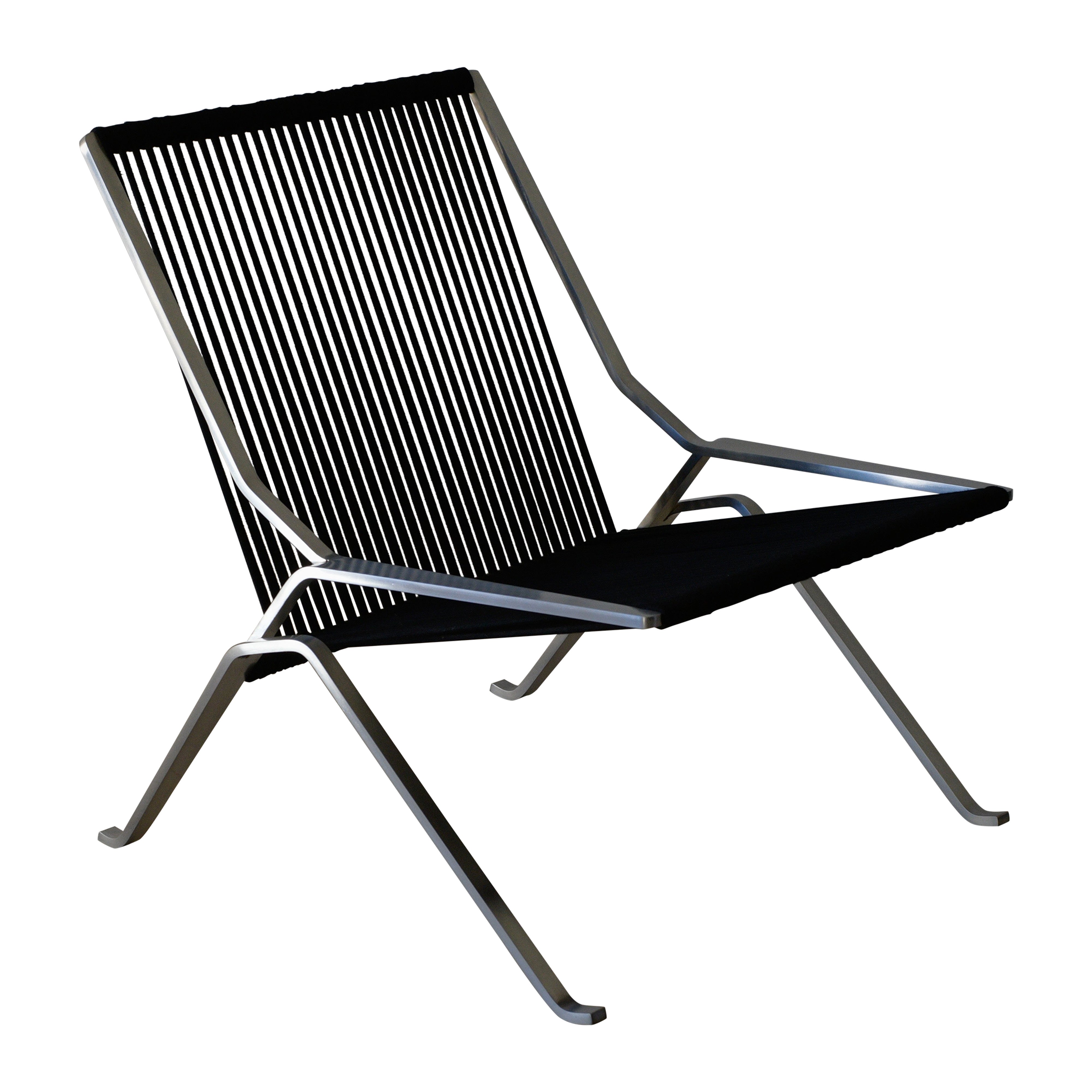 2012 Poul Kjaerholm Lounge chair, model no. PK25 for Fritz Hansen, Denmark. For Sale