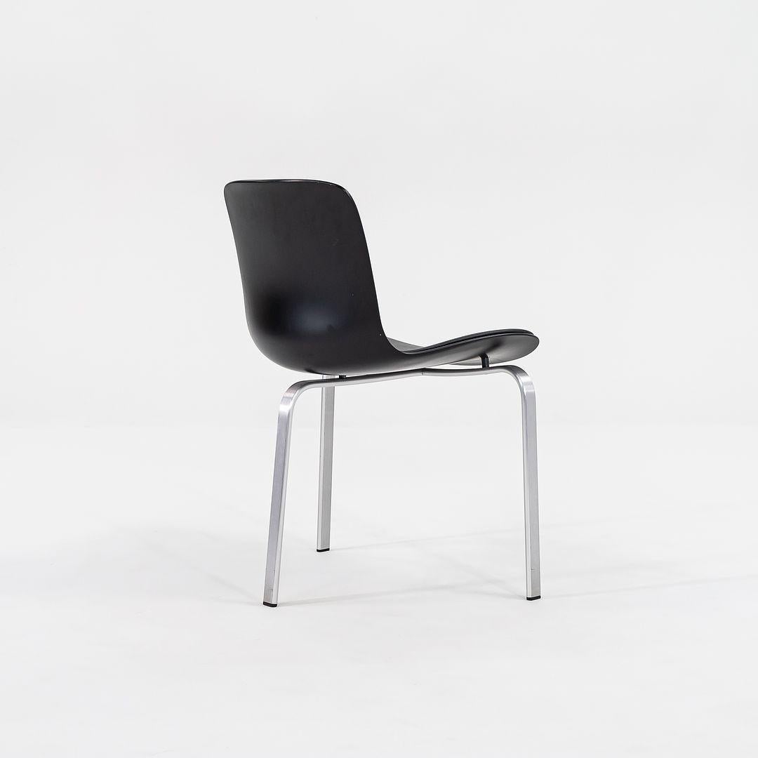 2012 Poul Kjaerholm PK8 Dining Chairs in Leather and Brushed Aluminum For Sale 2
