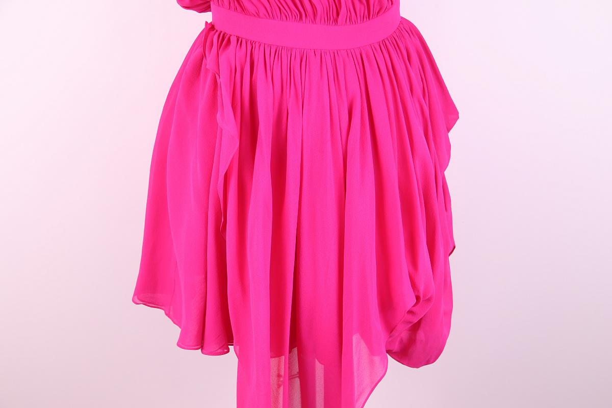 2012 Saint Laurent Langes Seidenkleid aus Seide im Angebot 2