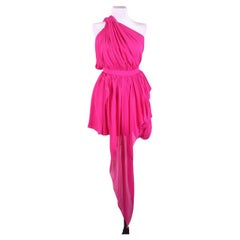 Vestido largo de seda Saint Laurent 2012