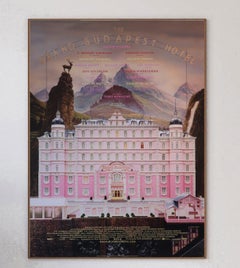 2012 The Grand Budapest Hotel Original Vintage Poster