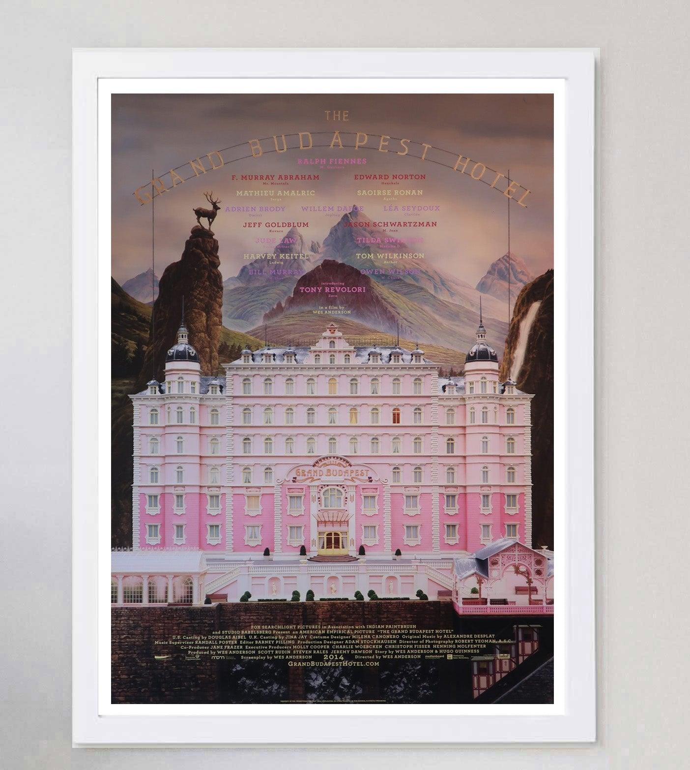 Affiche vintage originale de l'hôtel Grand Budapest 2012 Bon état - En vente à Winchester, GB