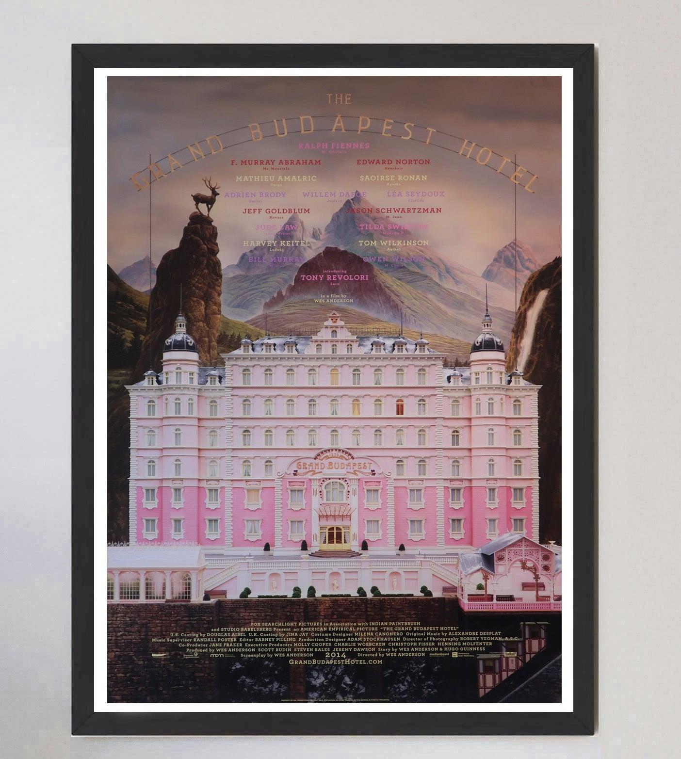 XXIe siècle et contemporain Affiche vintage originale de l'hôtel Grand Budapest 2012 en vente