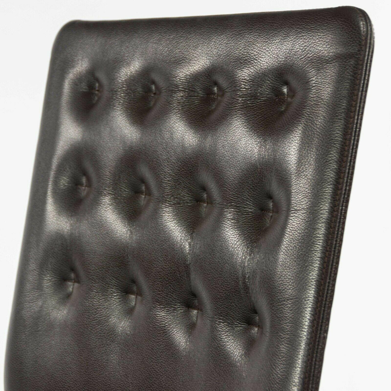 Chaise de bureau Vitra ID 2012 en aluminium poli et cuir par Antonio Citterio en vente 4