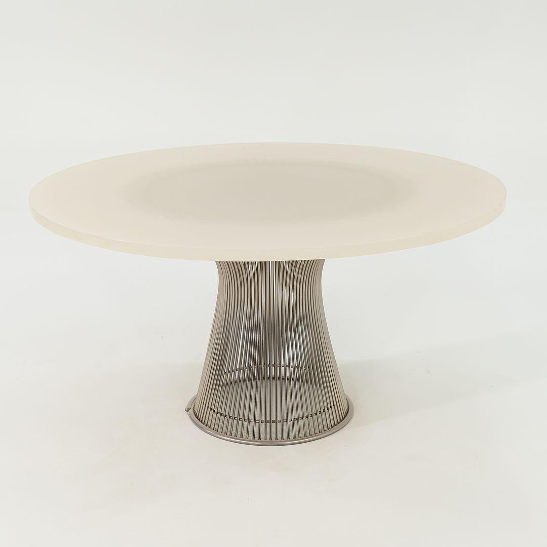 American 2012 Warren Platner for Knoll Dining Table w/ Custom 54 inch Top Model 3716T