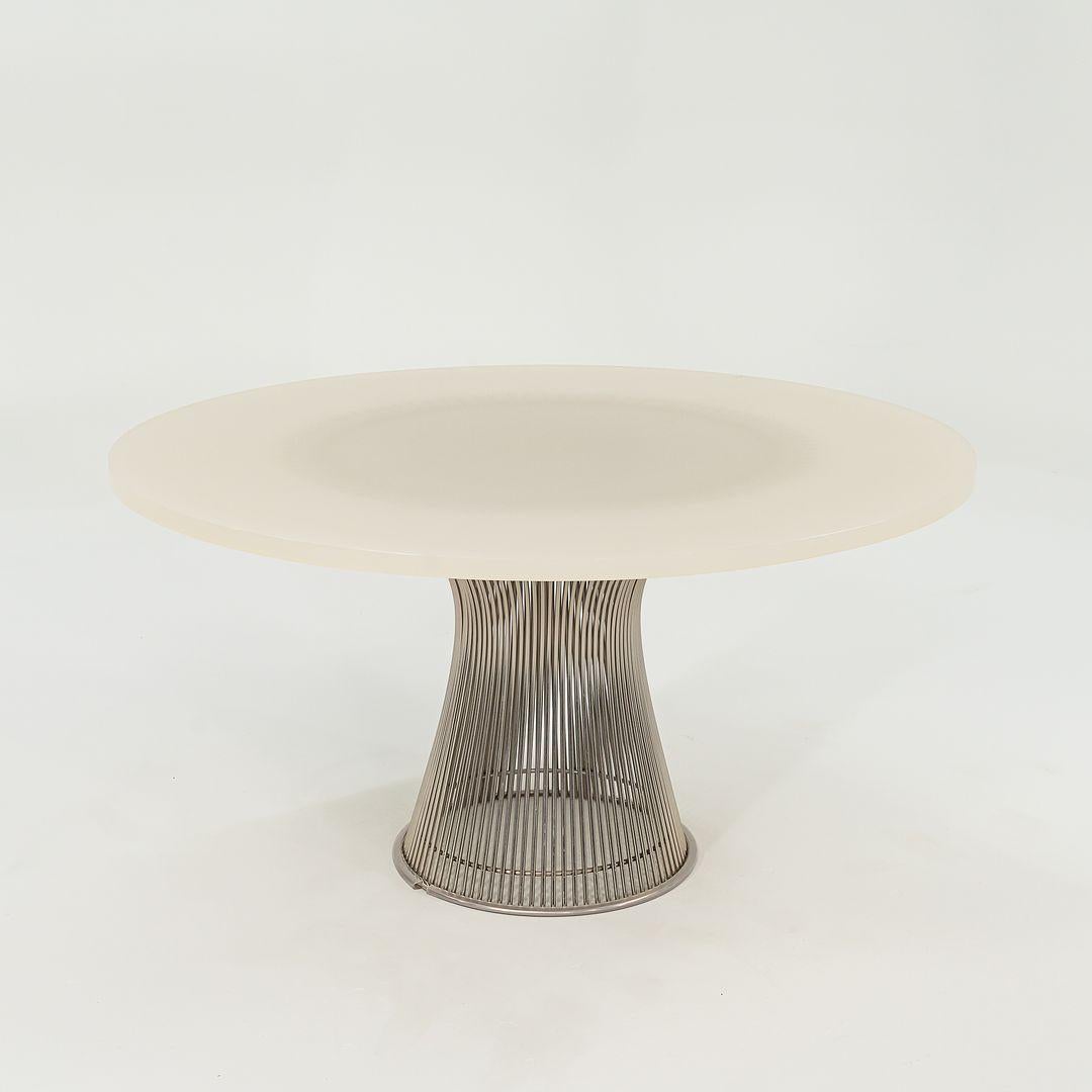 2012 Warren Platner for Knoll Dining Table w/ Custom 54 inch Top Model 3716T 1