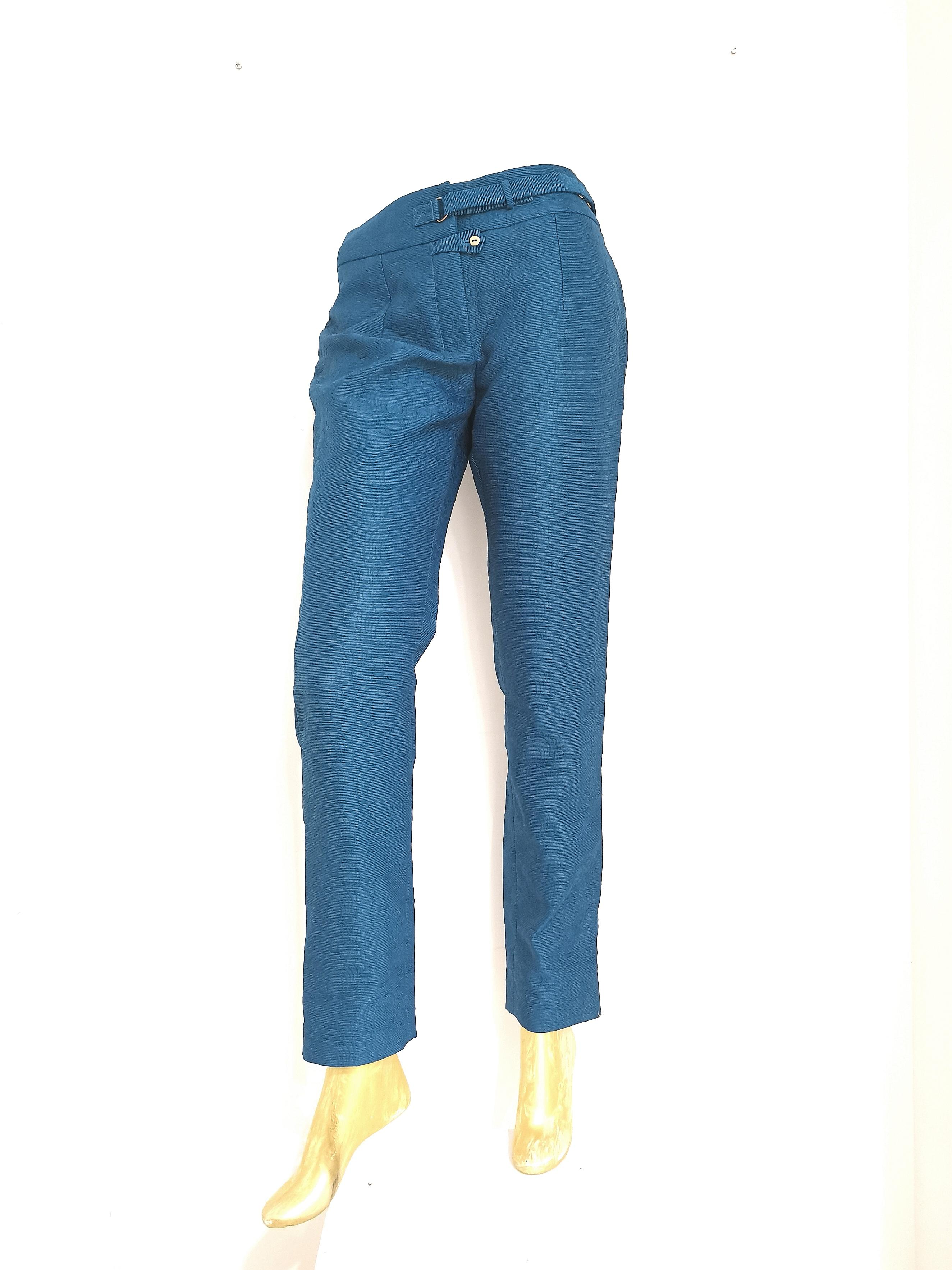 2012 Yves Saint Laurent blu pants NWOT For Sale 4