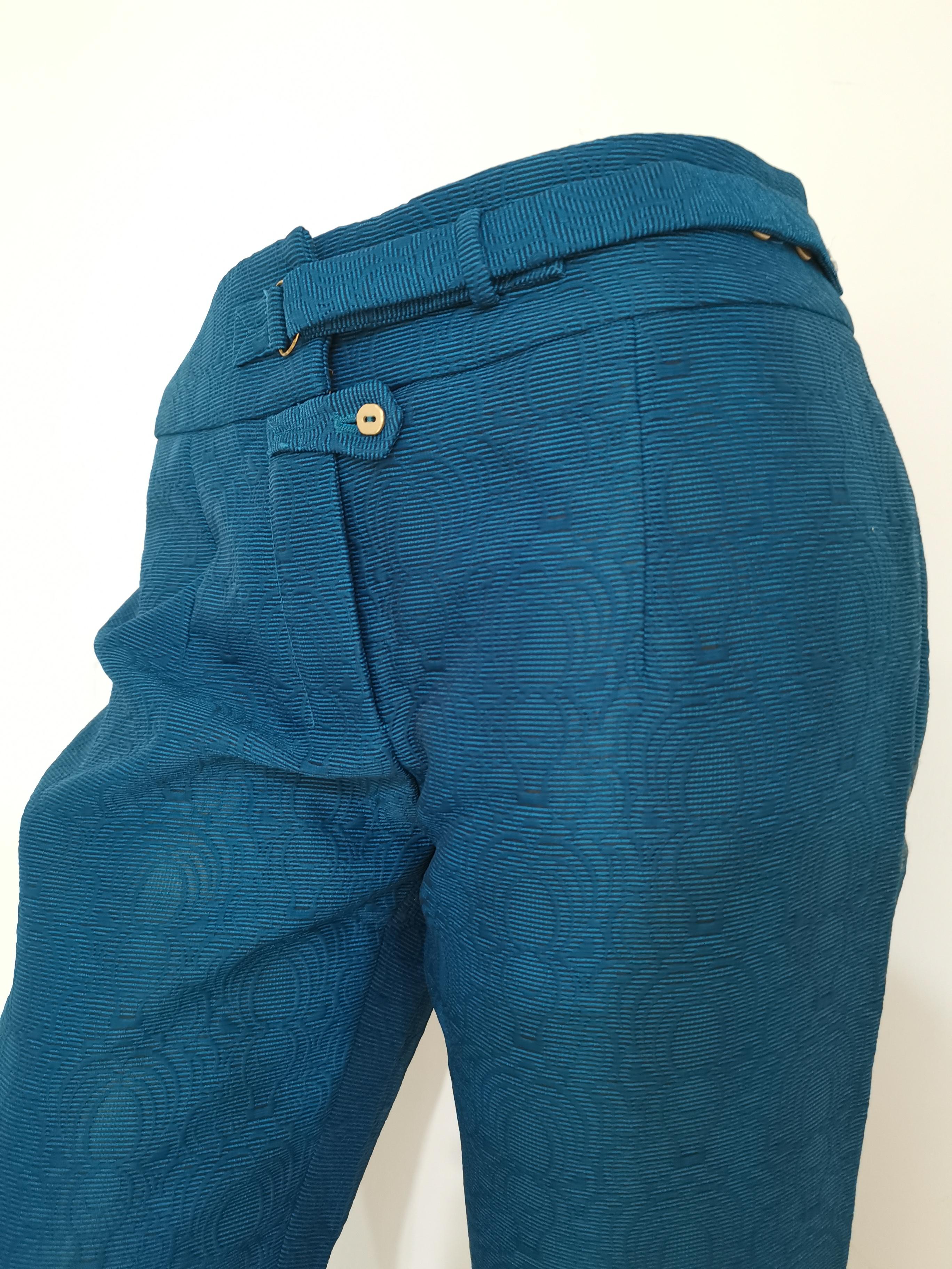 2012 Yves Saint Laurent blu pants NWOT For Sale 8