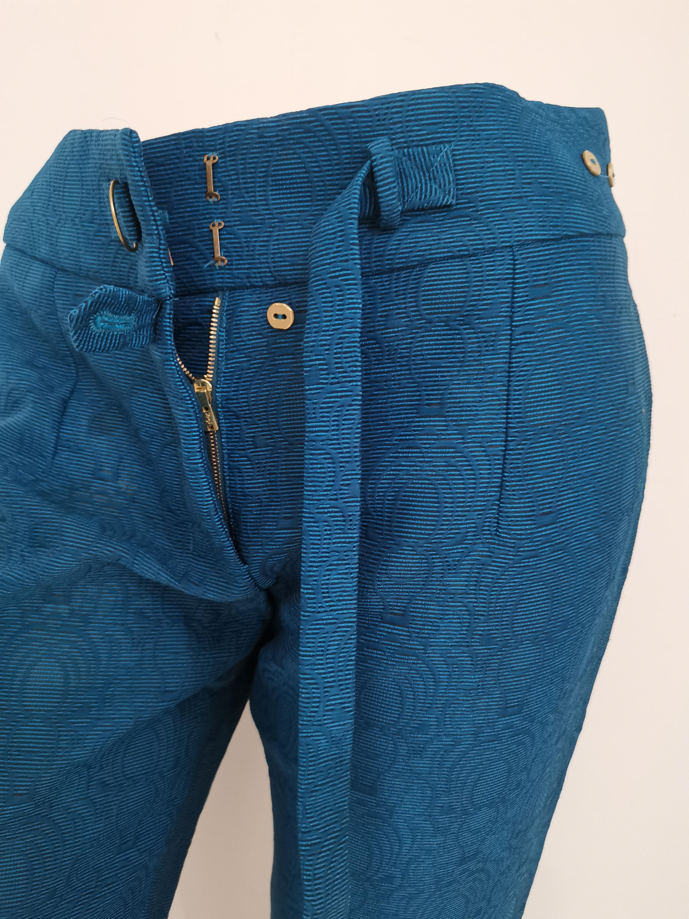 2012 Yves Saint Laurent blu pants NWOT For Sale 3