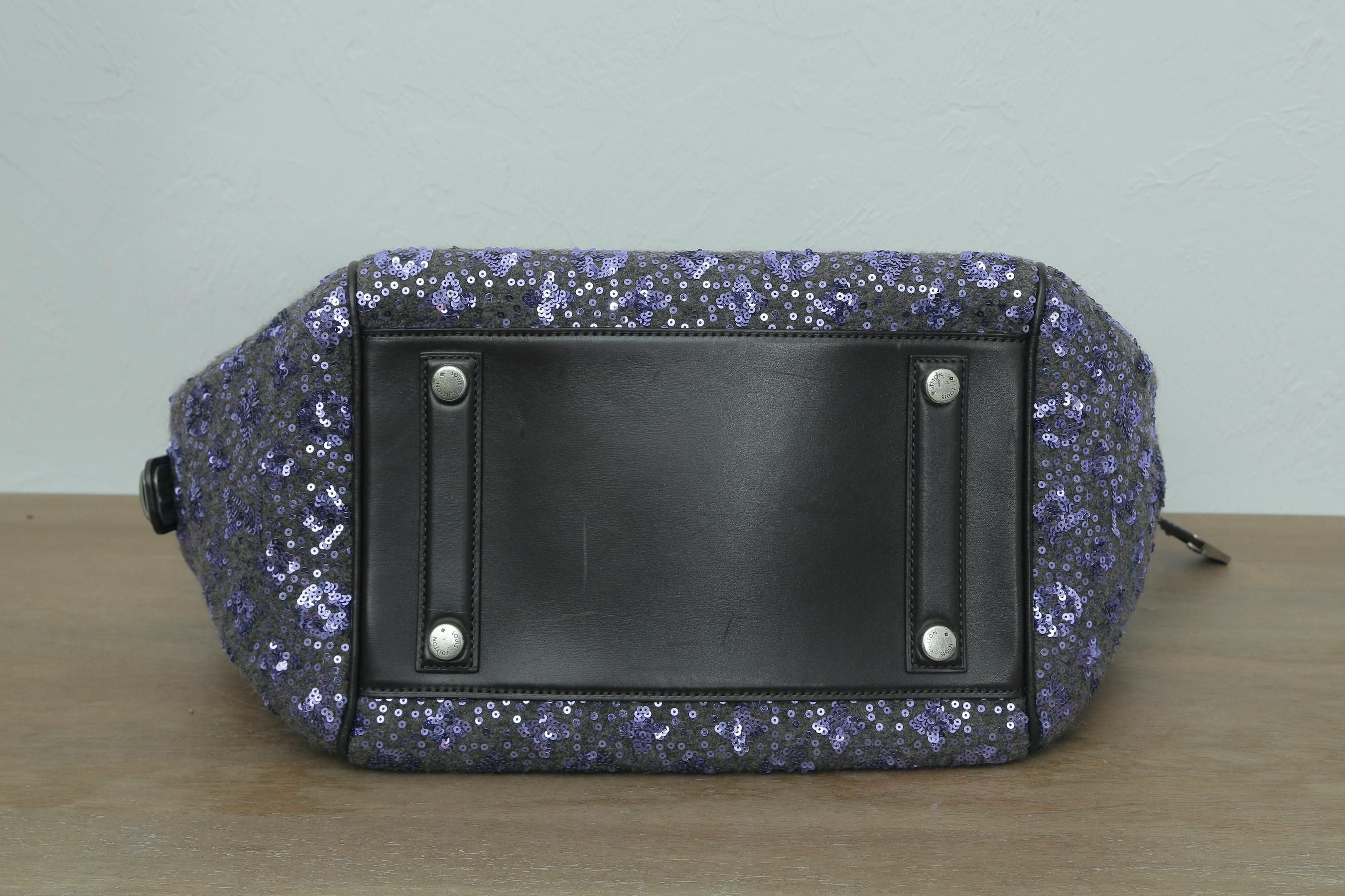 2012s Louis Vuitton Purple North South Bag Limited Edition Sunshine Express 4