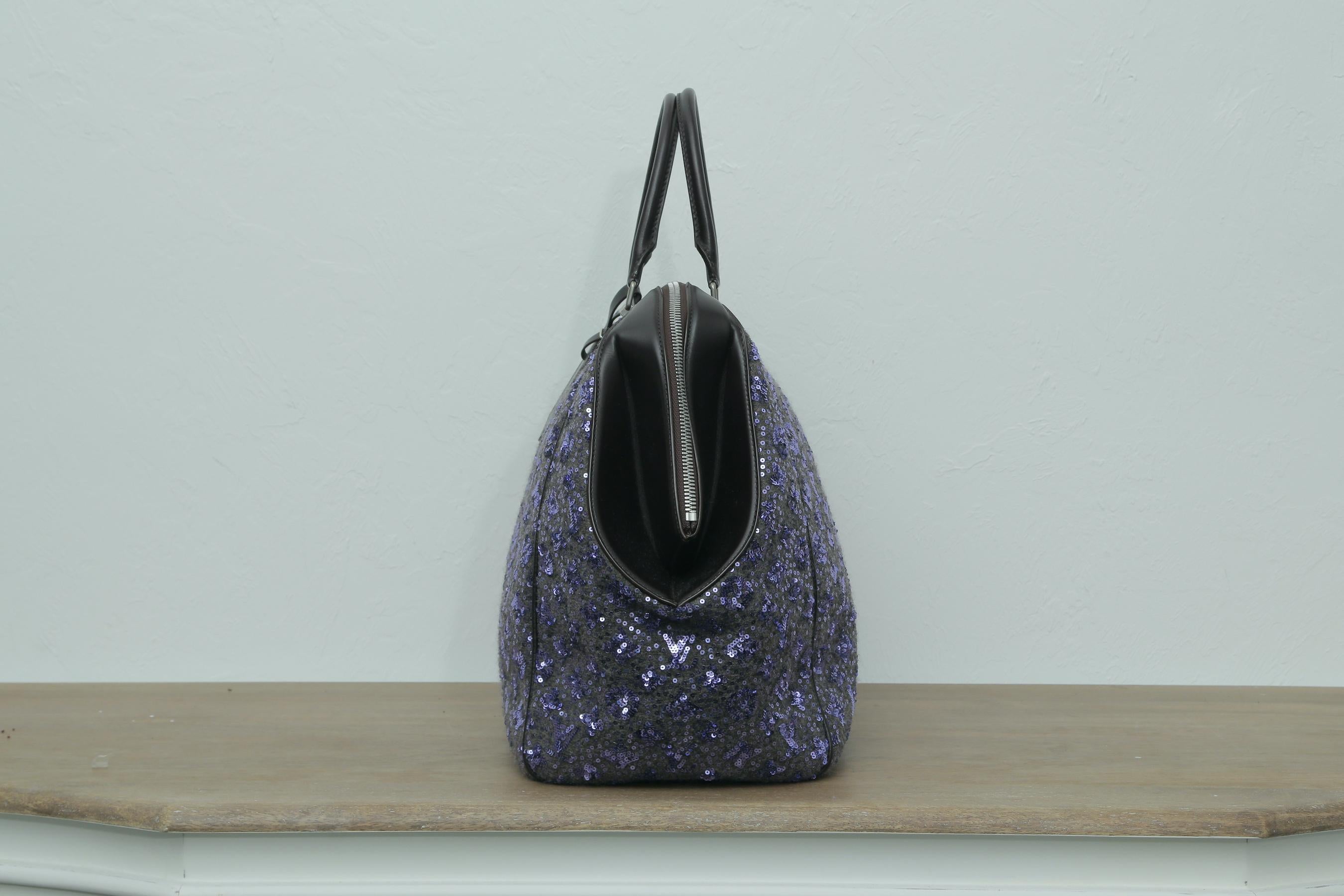 Women's 2012s Louis Vuitton Purple North South Bag Limited Edition Sunshine Express