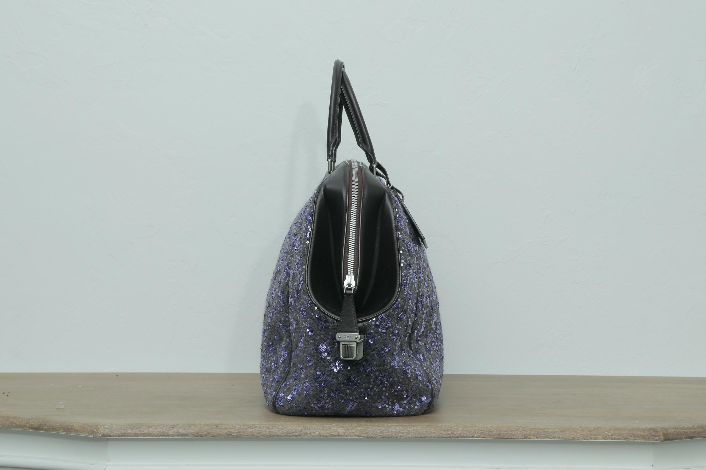 2012s Louis Vuitton Purple North South Bag Limited Edition Sunshine Express 1