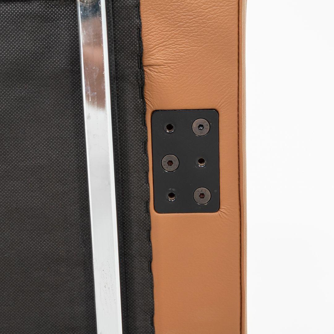 Banc matelassé Geiger Tuxedo Lounge BassamFellows 2013 en cuir cognac 1x disponible en vente 3