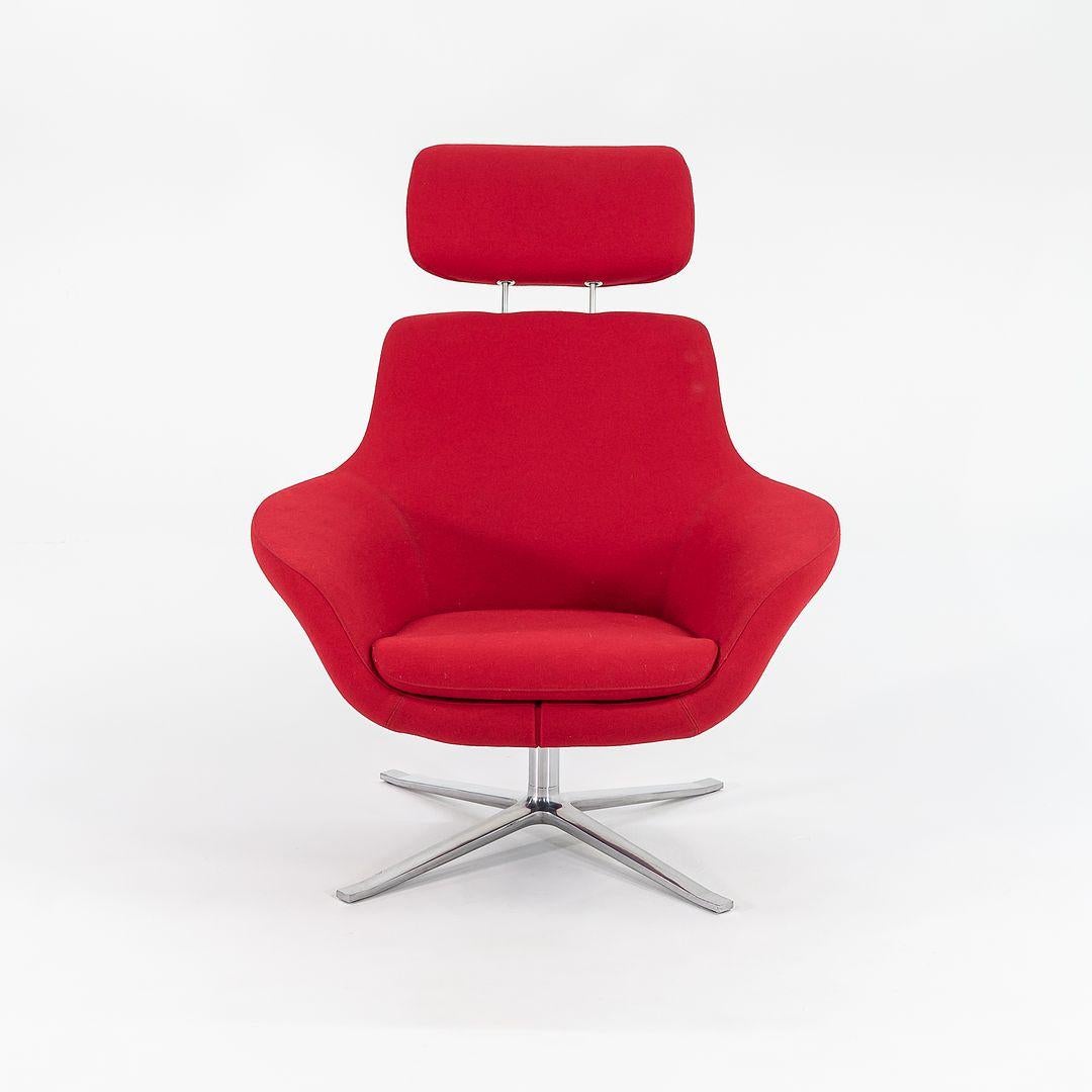 2013 Bob Swivel Loungesessel in Rot von Pearson Lloyd für Coalesse, 2x verfügbar im Angebot 3