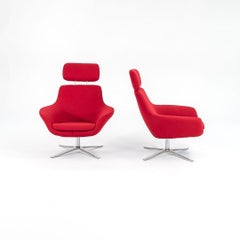 2013 Bob Swivel Lounge Chair in rosso di Pearson Lloyd per Coalesse 2x Disponibile
