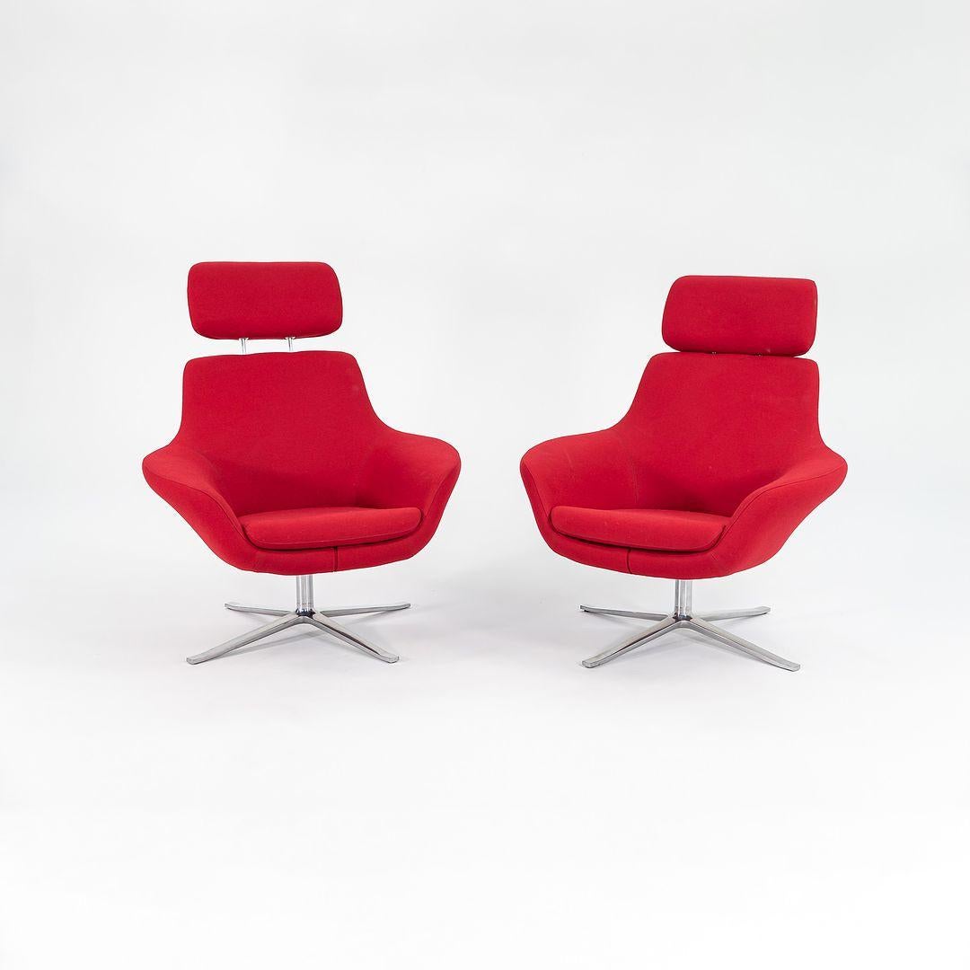 2013 Bob Swivel Loungesessel in Rot von Pearson Lloyd für Coalesse, 2x verfügbar (Moderne) im Angebot