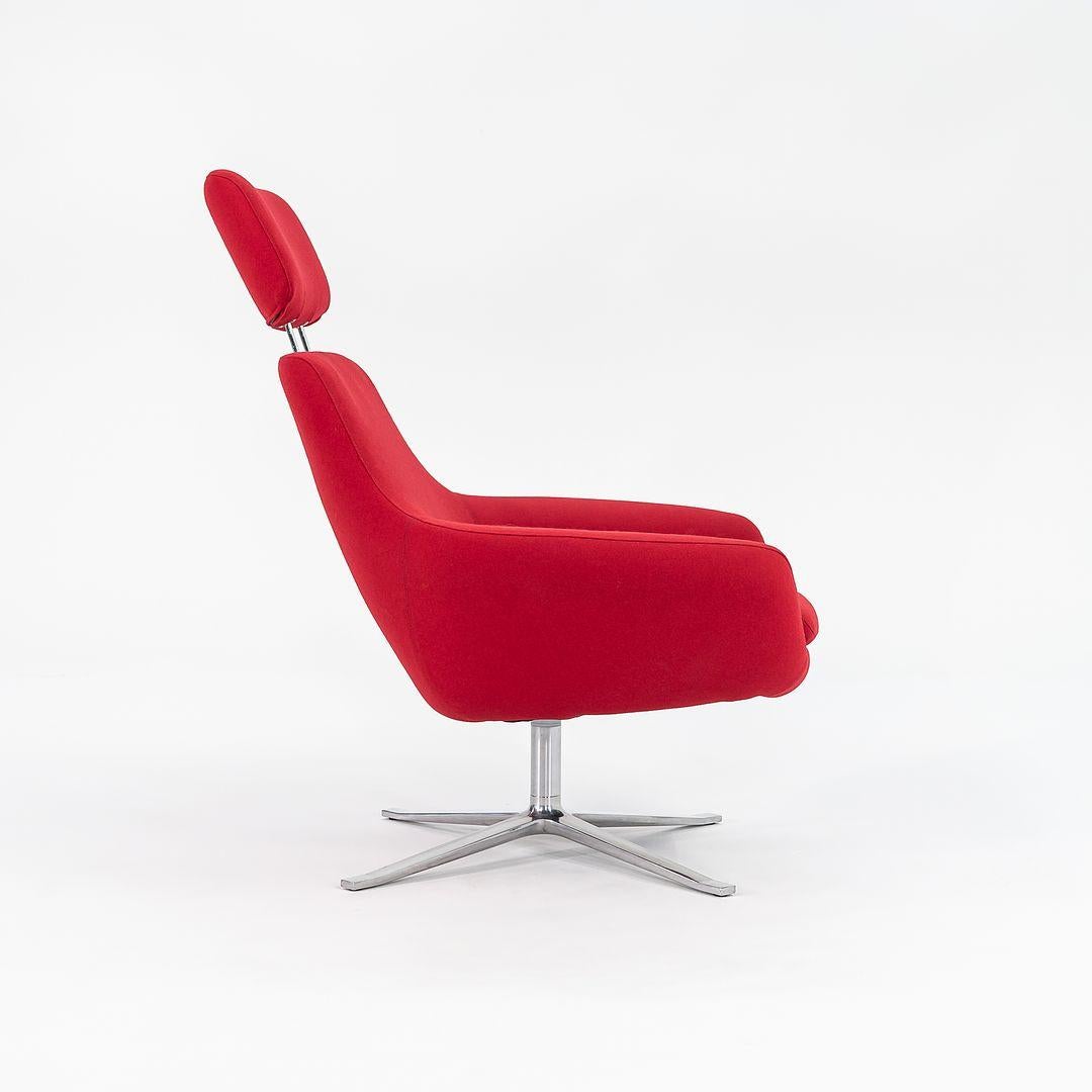 2013 Bob Swivel Loungesessel in Rot von Pearson Lloyd für Coalesse, 2x verfügbar (21. Jahrhundert und zeitgenössisch) im Angebot