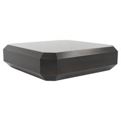 2013 Brad Ascalon for Holly Hunt Ten Carat Coffee Table in Walnut with Glass Top