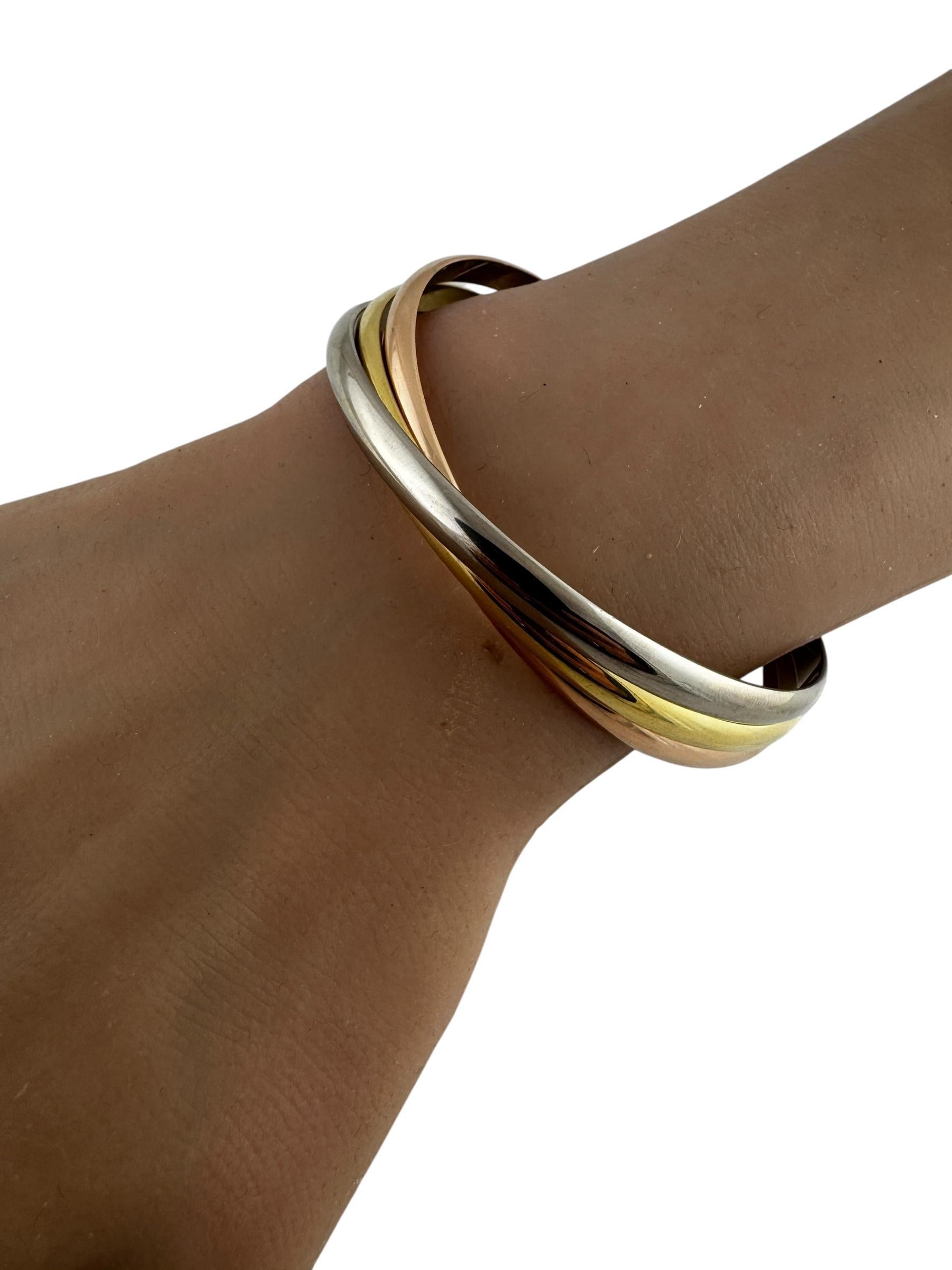2013 Cartier Bracciale Trinity in oro 18 carati tricolore Scatola/Carta #23001 in vendita 4