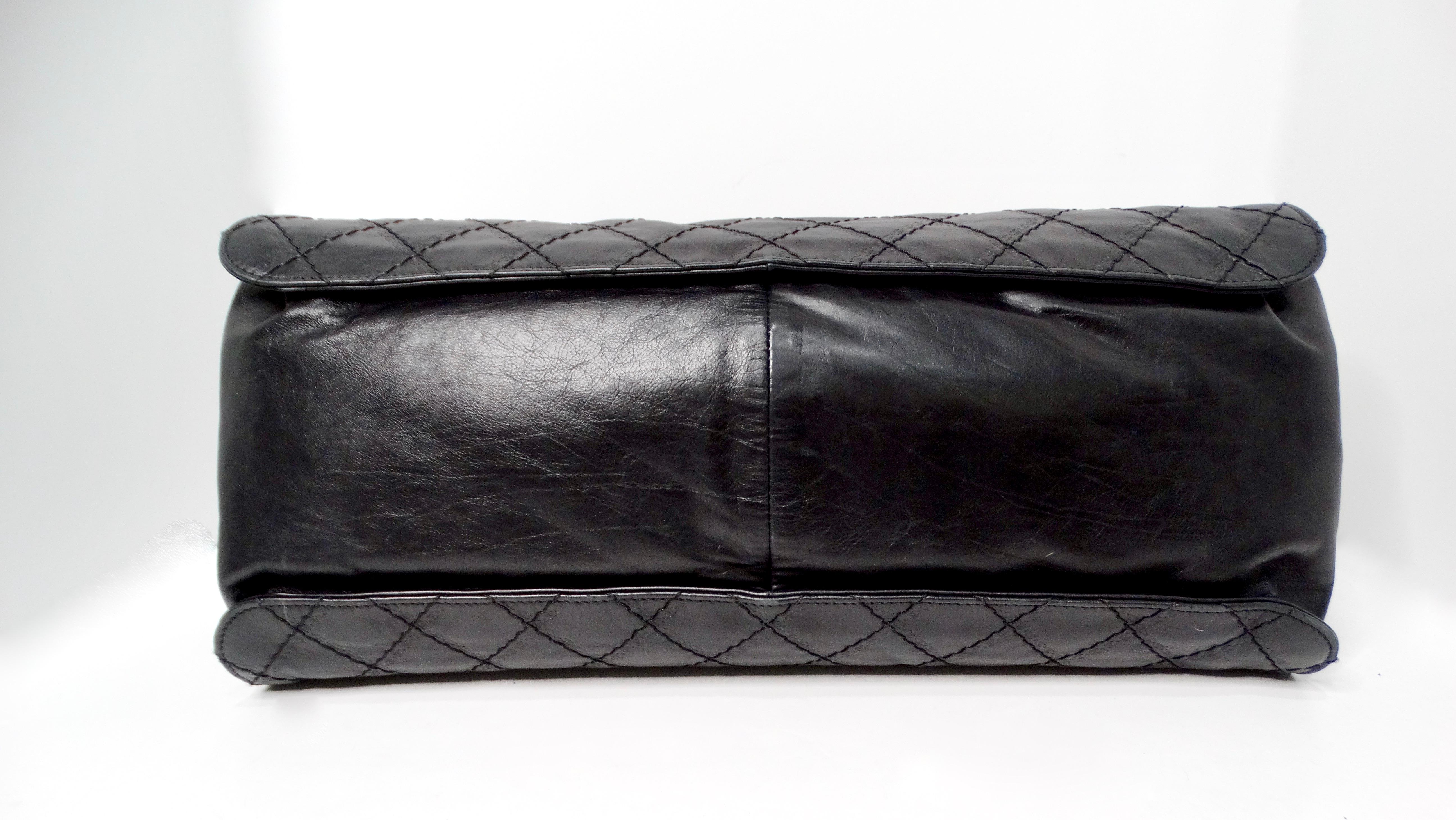 2013 Chanel Nero CC Crave Borsa Hobo trapuntata in pelle di vitello in vendita 4
