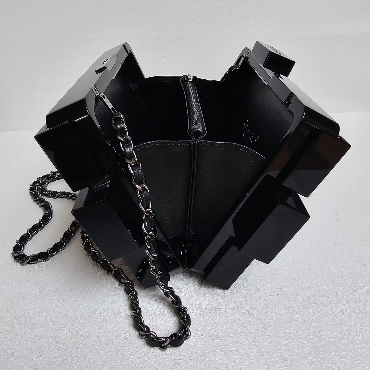 2013 Chanel Strass Crystal Lego Brick Clutch Bag 11
