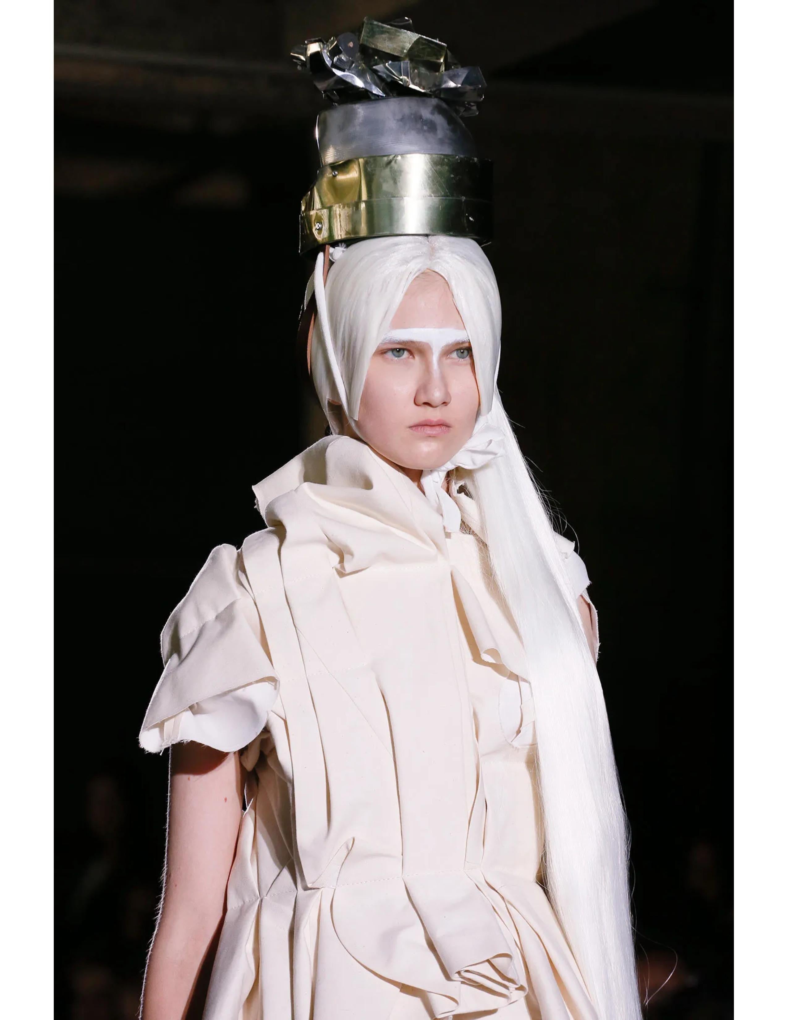 2013 COMME DES GARCONS giacca RUNWAY nera e rossa in vendita 13