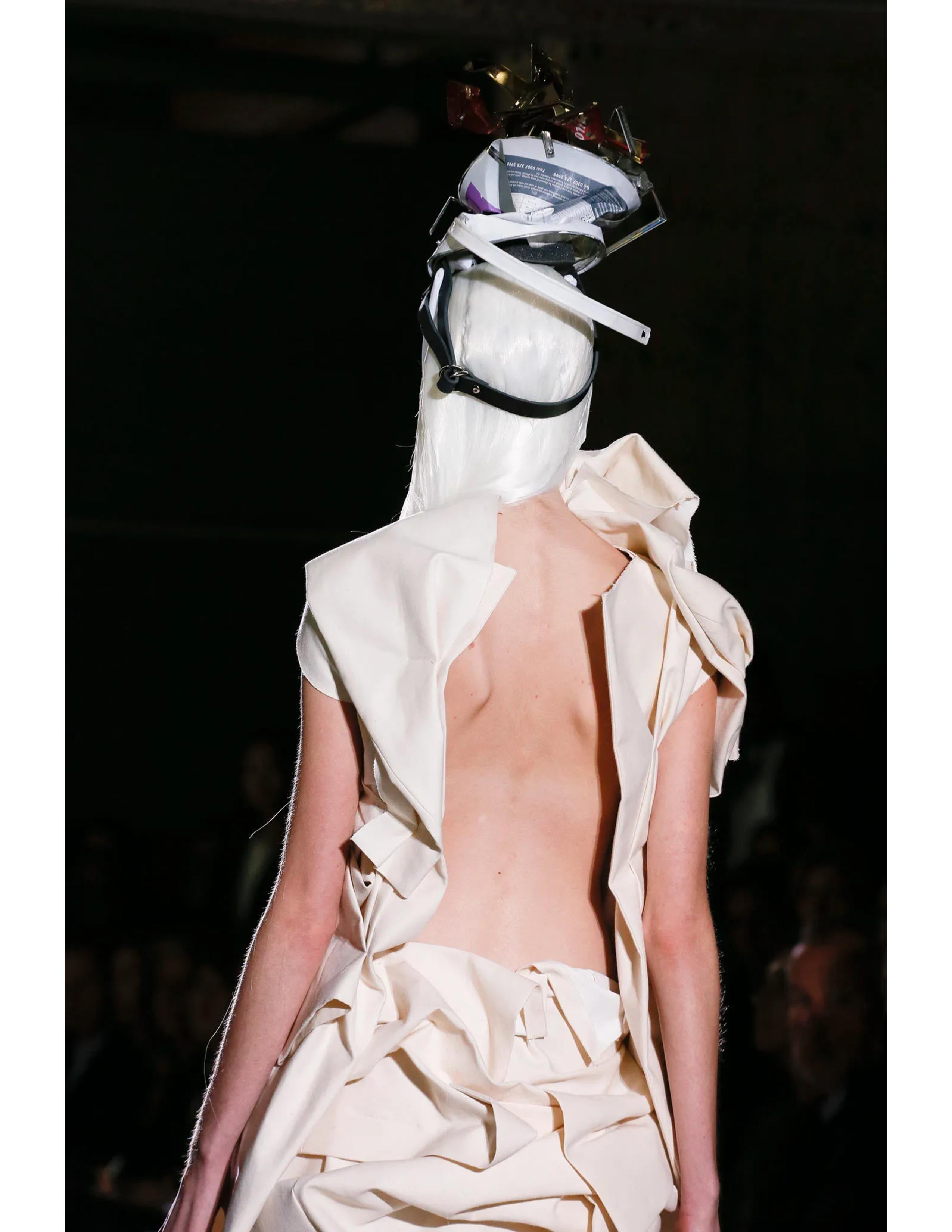 2013 COMME DES GARCONS giacca RUNWAY nera e rossa in vendita 15