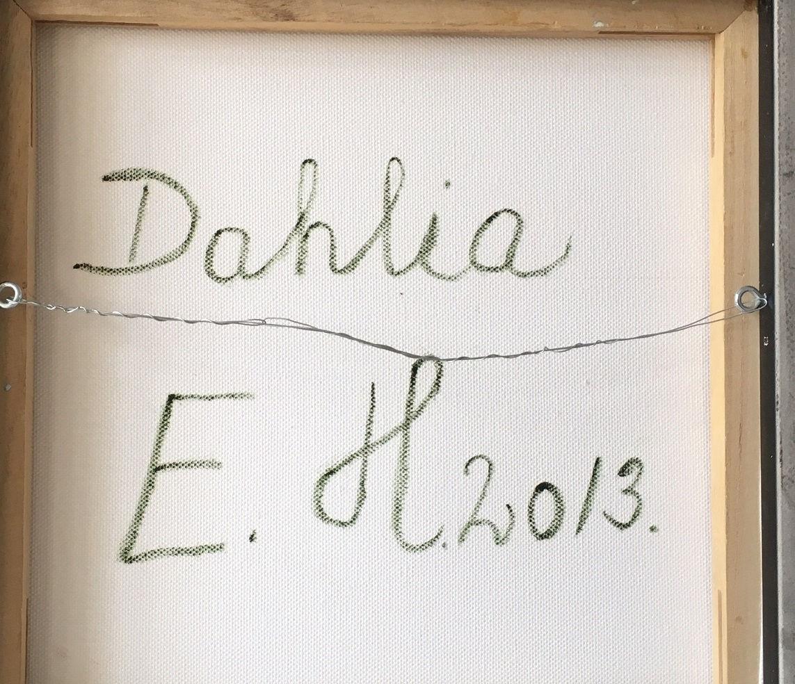 2013 Colección Esther Hansen de cuatro pinturas de flores Lienzo en venta