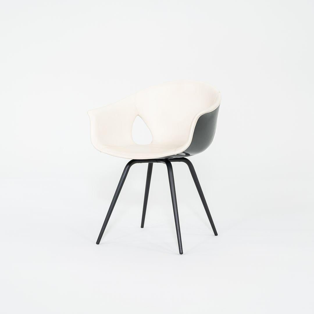 2013 Ginger Ale Dining Chairs by Roberto Lazzeroni for Poltrona Frau in Leather For Sale 6