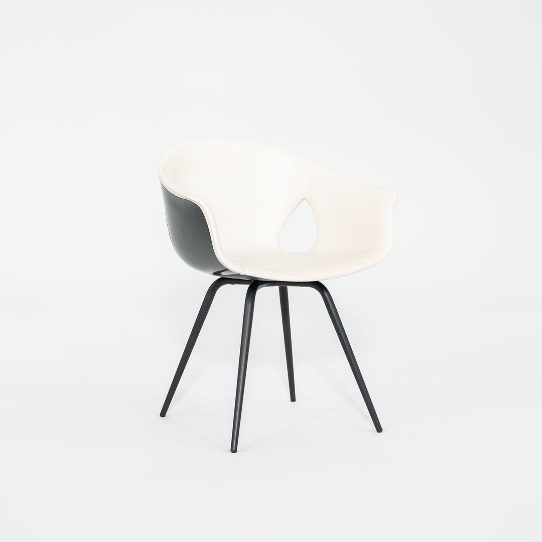 Italian 2013 Ginger Ale Dining Chairs by Roberto Lazzeroni for Poltrona Frau in Leather For Sale
