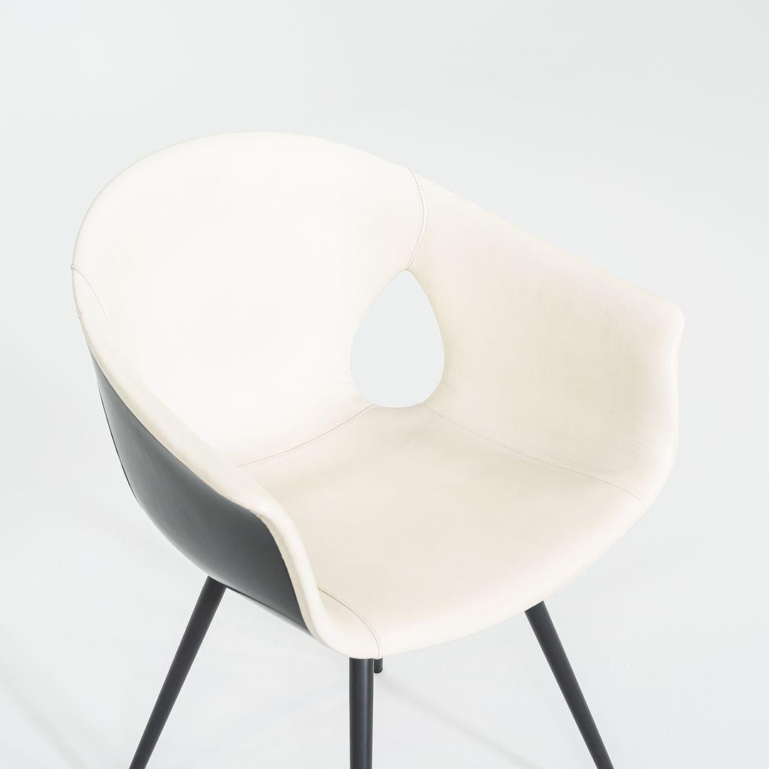 2013 Ginger Ale Dining Chairs by Roberto Lazzeroni for Poltrona Frau in Leather For Sale 3