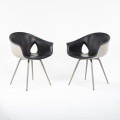 Esszimmerstühle „Ginger Ale“ aus Leder von Roberto Lazzeroni für Poltrona Frau, 2013