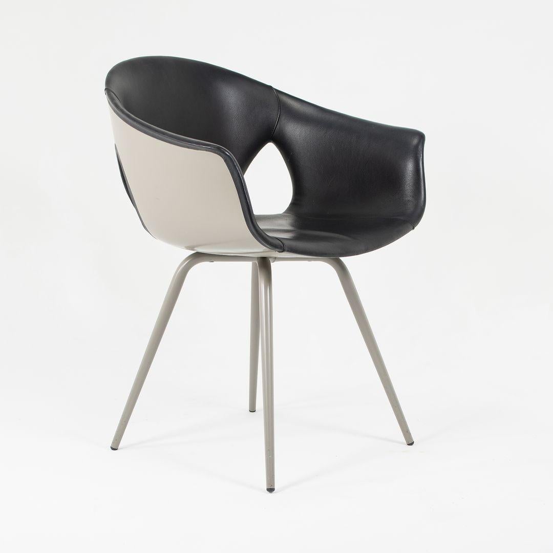Italian 2013 Ginger Ale Leather Dining Chairs by Roberto Lazzeroni for Poltrona Frau For Sale