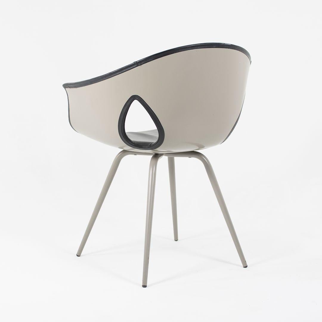 Plastic 2013 Ginger Ale Leather Dining Chairs by Roberto Lazzeroni for Poltrona Frau For Sale