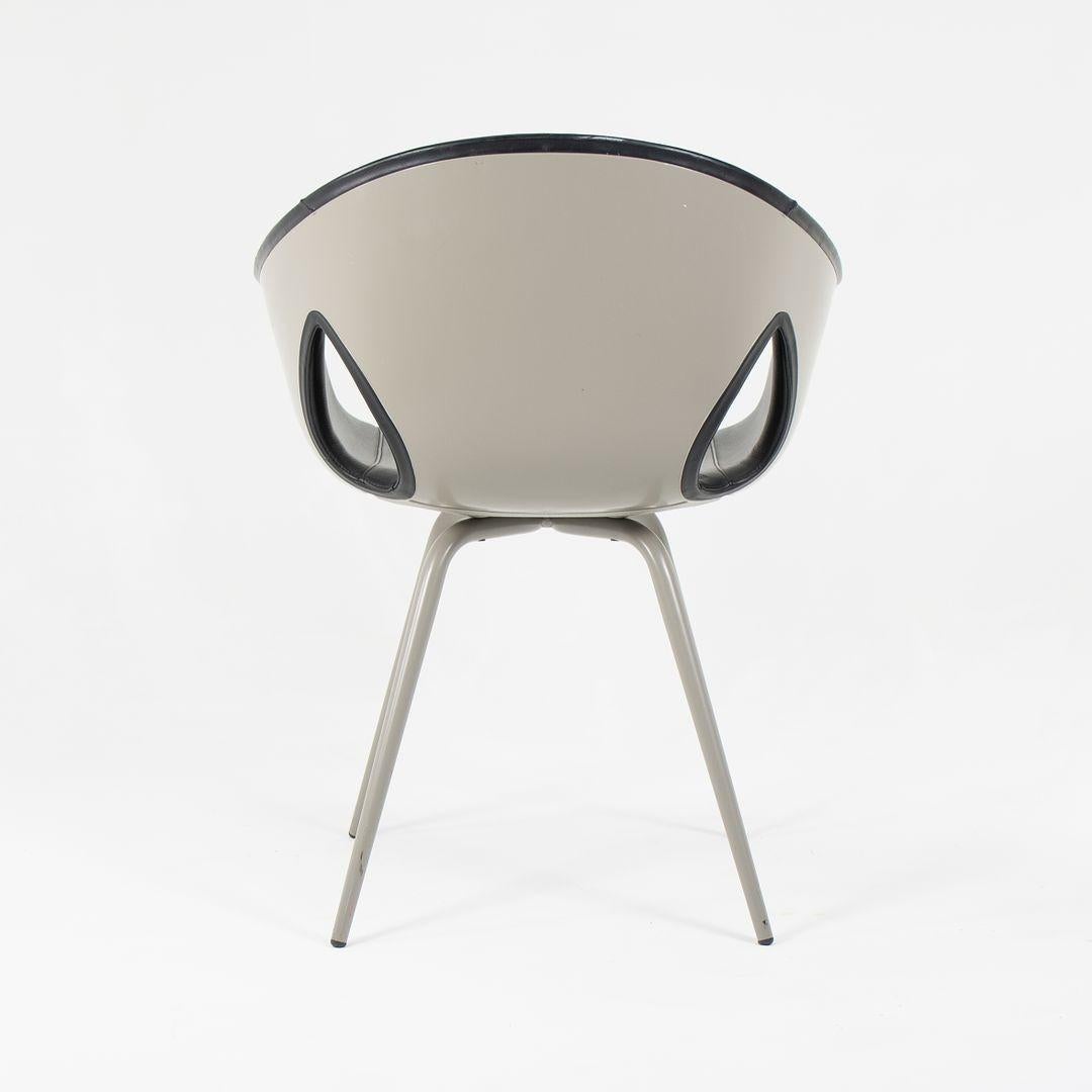 2013 Ginger Ale Leather Dining Chairs by Roberto Lazzeroni for Poltrona Frau For Sale 1